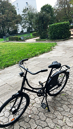 City bike schwarz mit - schwarz,