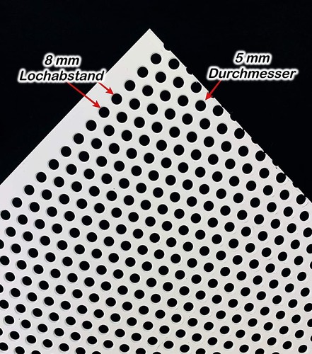 Lochblech stahl verzinkt - lochblech, rv5-8