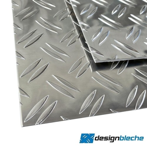 Meter aluminium riffelblech - aluminium,