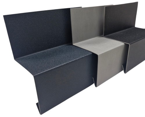 Tropfblech aluminium 7mm - aluminium, 1m