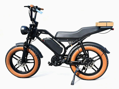 Mifro fatbike schwarz braun - e-fatbike, schwarz/braun